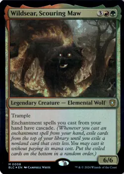 Wildsear, Scouring Maw Foil Commander: Bloomburrow 8 - Image 1