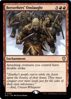 Berserkers' Onslaught Commander: Bloomburrow 192 - Image 1