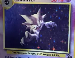 Haunter 6/62 Fossil Unlimited Holo Rare Pokemon TCG - Image 3