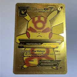 Mega Primal Pikachu Ex 2023 Gold Foil Art Pokemon Card - Image 1