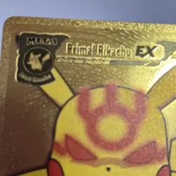 Mega Primal Pikachu Ex 2023 Gold Foil Art Pokemon Card - Image 2