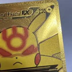 Mega Primal Pikachu Ex 2023 Gold Foil Art Pokemon Card - Image 3
