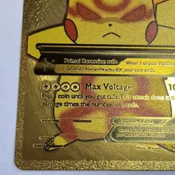 Mega Primal Pikachu Ex 2023 Gold Foil Art Pokemon Card - Image 4