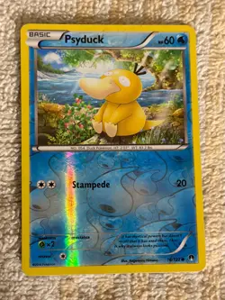 2016 Pokemon XY Breakpoint Psyduck Reverse Holo LP 16/122 - Image 1