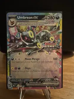 Pokemon TCG Umbreon EX 060/131 Sealed Holo Rare Stamped Prismatic Evolutions - Image 1