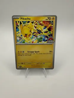 Pikachu (World Championship 2025) 225 Promo Scarlet & Violet Promo Pokemon NM - Image 1