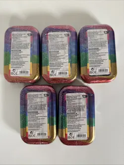 Pokemon Ascended Heroes New Factory Tin Sealed Booster Packs Complete Set - Image 3