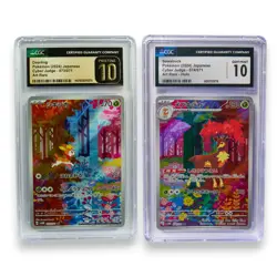 Deerling 073/071 CGC Pristine 10 & Sawsbuck 074/071 CGC 10 Pokemon Slab Lot - Image 1