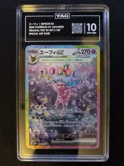 TAG 10 Espeon EX 211/187 SAR Pokemon Japanese Terastal Festival sv8a - Image 1