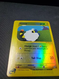 Pokemon Mareep 093/147 Aquapolis 2002 English Common Reverse Holo - Image 2