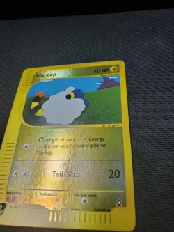 Pokemon Mareep 093/147 Aquapolis 2002 English Common Reverse Holo - Image 3