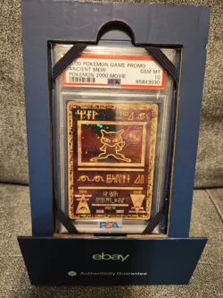 2000 Pokemon Ancient Mew PSA 10 GEM MINT Pokemon Movie Promo Shiny - Image 1