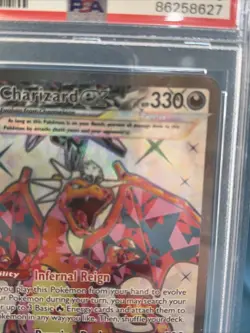 PSA 10 Charizard ex 215/197 Obsidian Flames Ultra Full Art Rare Pokemon GEM MINT - Image 4