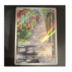 Pokemon TCG Sudowoodo SV02 Paldea Evolved 219/193 Illustration Rare Holo 2023 - Image 1