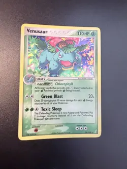 Pokemon TCG Venusaur EX Crystal Guardians Holo Rare Card 28/100 - Image 1