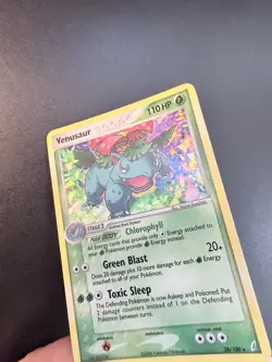 Pokemon TCG Venusaur EX Crystal Guardians Holo Rare Card 28/100 - Image 2