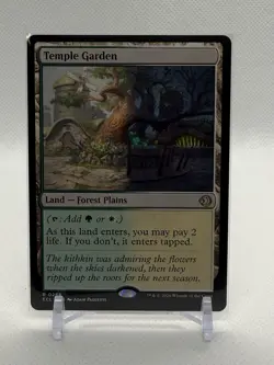 Temple Garden #268 - Lorwyn Eclipsed(ECL) Non-Holo Rare Magic The Gathering Card - Image 1