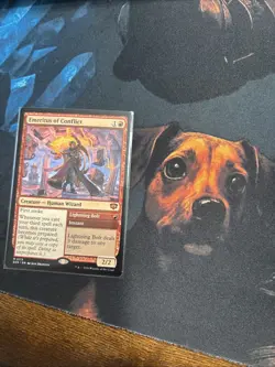 Mtg Emeritus Of Conflict - Secrets Of Strixhaven + Bonus Foils - Image 1