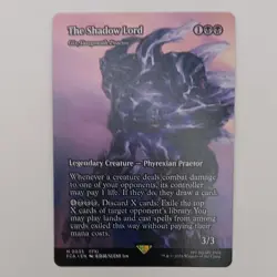 The Shadow Lord SHOWCASE MTG Mythic Rare Magic Final Fantasy 11 FFXI Gix Reprint - Image 1