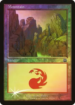 Mercadian Masques MTG FOIL Mountain (#344) Magic - Image 1