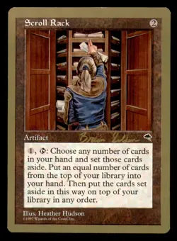 Scroll Rack - 1998 Brian Selden (TMP) World Championship Decks MTG LP - Image 1