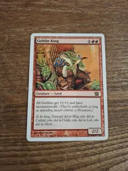 Magic The Gathering 8th Edition Goblin King #190/350 MTG TCG CCG Eighth - Image 1