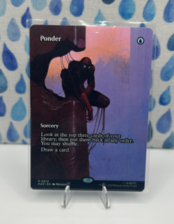 Ponder Borderless 0013 MTG Marvel Universe Eternal Mythic NP - Image 1