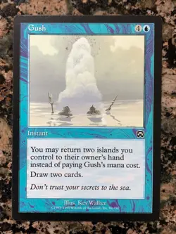 MTG Gush x1 Mercadian Masques NM Magic the Gathering - Image 1