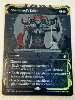 mtg foil Sheoldred's Edict, Mystical Archives of Secrets of Strixhaven - Image 1