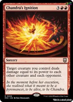 Chandra's Ignition (Ripple Foil) [M3C - 209] - LP [Foil] TCG MTG - Image 1