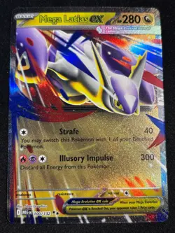 Mega Latios ex 100/132 Mega Evolutions Pokemon Card TCG NM - Image 1