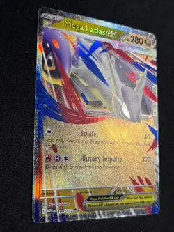 Mega Latios ex 100/132 Mega Evolutions Pokemon Card TCG NM - Image 2