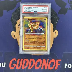💎PSA 10 GEM MINT 2020 Pokemon Vivid Voltage ZAMAZENTA #102 Amazing Rare Holo - Image 1