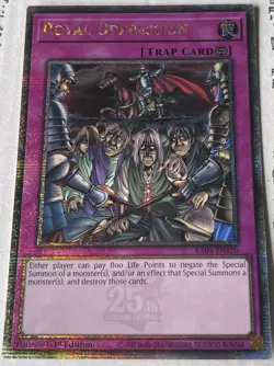 YUGIOH Royal Oppression RA04-EN120 Quarter Century Rare 1st Edition - Image 1