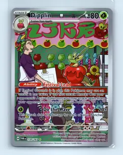 Pokemon tcg SV06: Twilight Masquerade Dipplin Near Mint or Better - Image 1