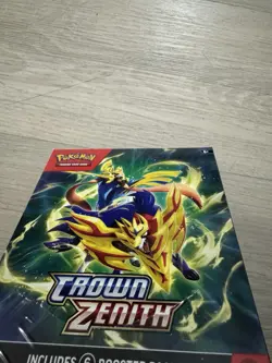 Shrink Wrap Damaged Pokemon TCG Crown Zenith Booster Bundle - 6 Pack Sealed 820650858963 - Image 3