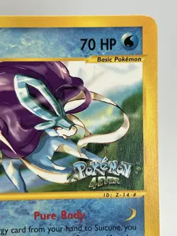 Suicune 53 STAMPED Pokemon 4EVER Movie Black Star Promo RARE WOTC Pokemon TCG LP - Image 3