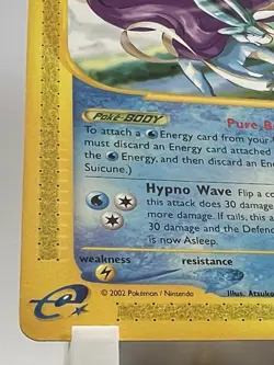 Suicune 53 STAMPED Pokemon 4EVER Movie Black Star Promo RARE WOTC Pokemon TCG LP - Image 4