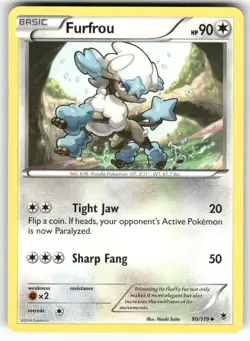 Furfrou XY - Phantom Forces Uncommon Pokemon Near Mint or Better - Image 1