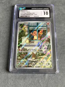 Pokemon Charmander Black Star Promo #044 Obsidian Flames CGC 10 - Image 1