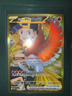 Ethan's Ho-Oh ex 239/182 Hyper Rare Destined Rivals Pokemon Near Mint - Image 1
