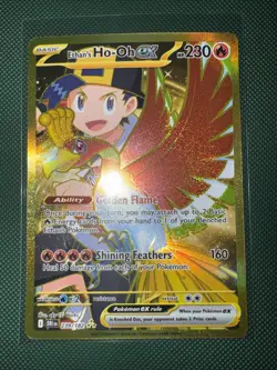 Ethan's Ho-Oh ex 239/182 Hyper Rare Destined Rivals Pokemon Near Mint - Image 2