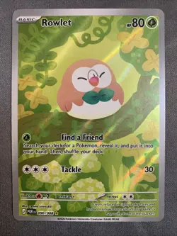 2026 Pokemon - ROWLET - IR Illustration Rare - PERFECT ORDER - 090/088 - Image 1