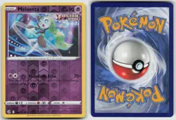 Meloetta 124/264 Rare Fusion Strike Pokemon Reverse Holo NM - Image 3