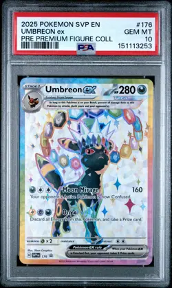 Umbreon Ex 176 Pokemon Svp En-Sv Black Star Promo PSA 10 - Image 1