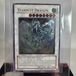 Stardust Dragon TDGS-EN040 Ultimate Rare 1st Edition Yu-Gi-Oh! Very good LP - Image 1