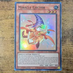 1x Yu-Gi-Oh Blazing Dominion Miracle Ejector BLZD-EN098 Super Rare 1st Edition - Image 1
