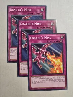3x Dragon's Mind Common Yugioh Alliance Insight Alin - Image 1