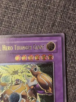 Yu-Gi-Oh! TCG Elemental Hero Thunder Giant TLM-EN036 Ultimate Rare 1st EURO - Image 3