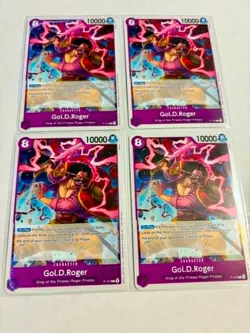 4x (Playset) One Piece Gol.D.Roger P-107 2026 Promo - Image 1